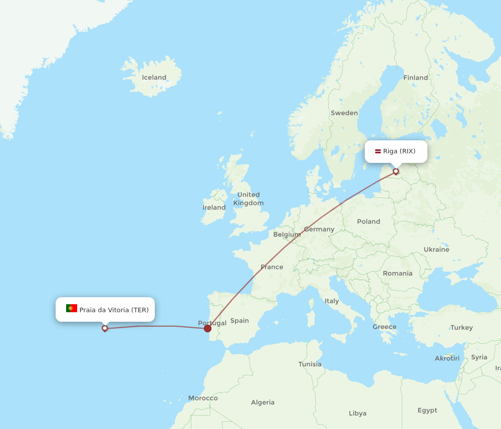 TER-RIX flight routes