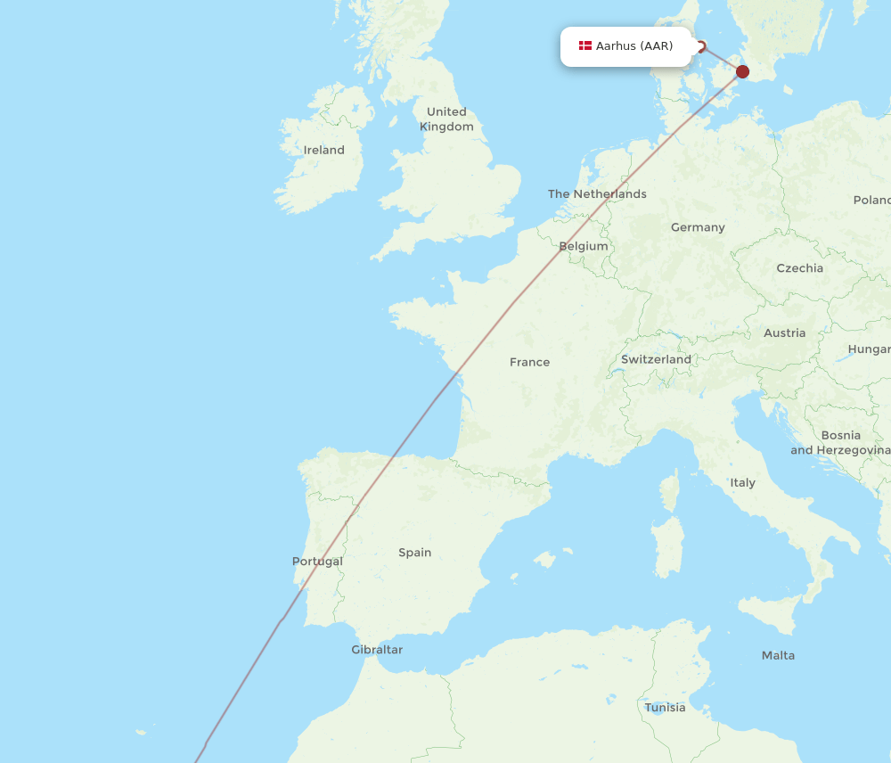 TFS-AAR flight routes
