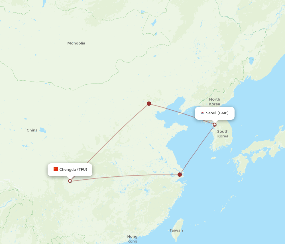 TFU-GMP flight routes