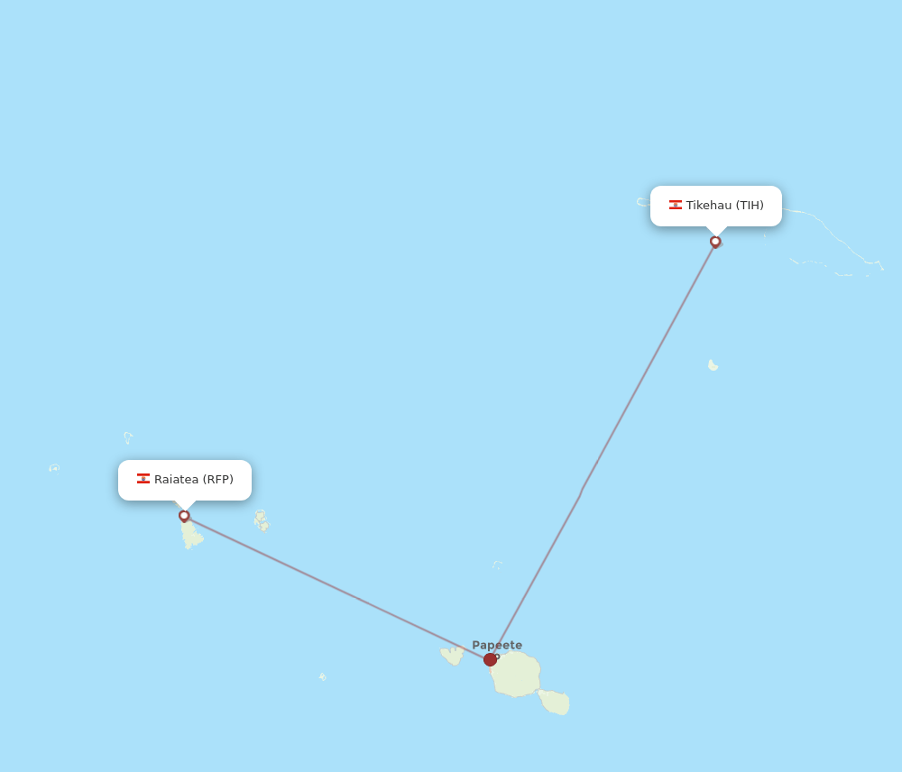 TIH-RFP flight routes