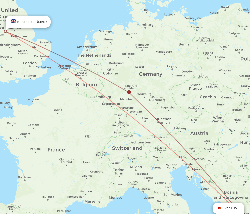 TIV-MAN flight routes