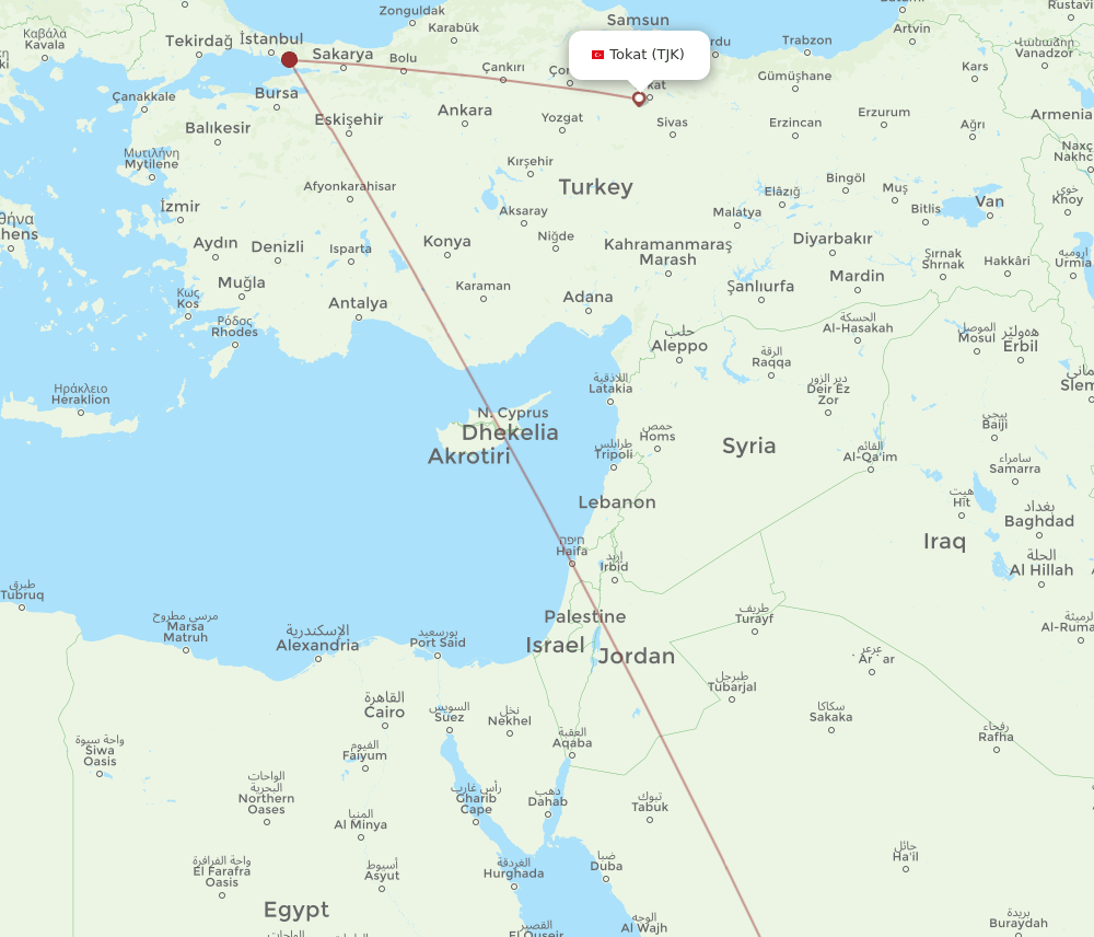 TJK to MED flights and routes map