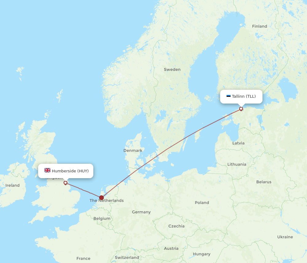 TLL-HUY flight routes