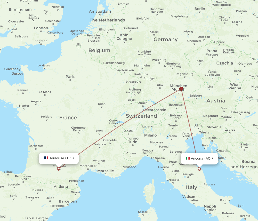 TLS-AOI flight routes