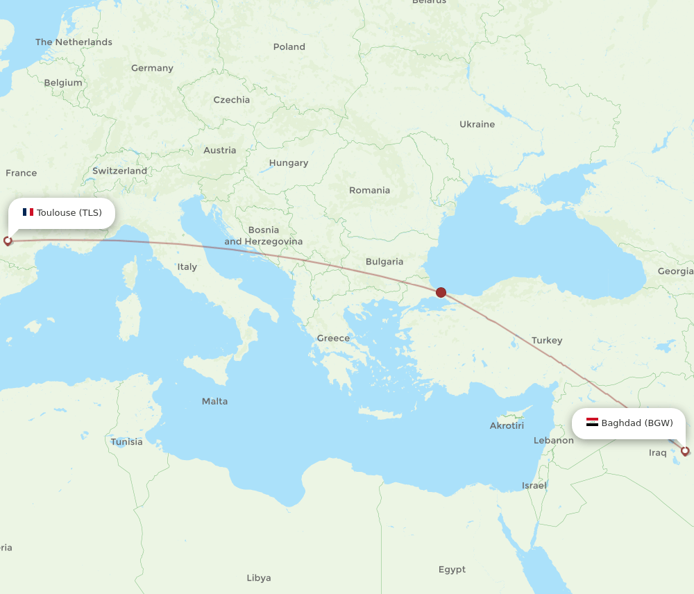 TLS-BGW flight routes