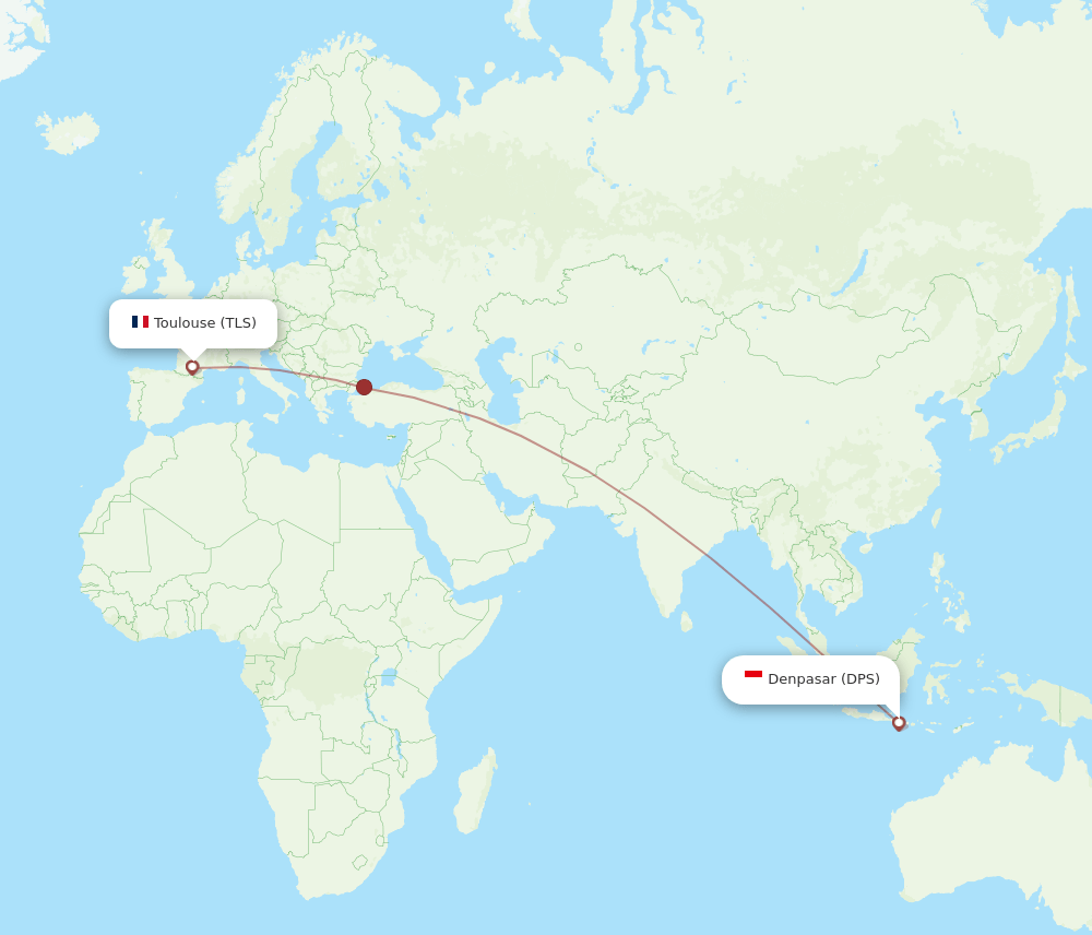 TLS-DPS flight routes
