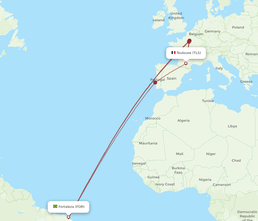 TLS-FOR flight routes