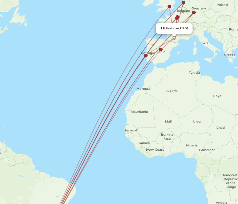 TLS-GRU flight routes