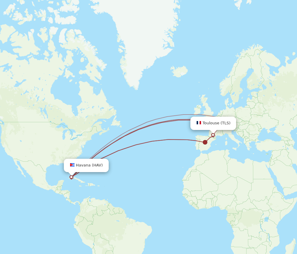 TLS-HAV flight routes