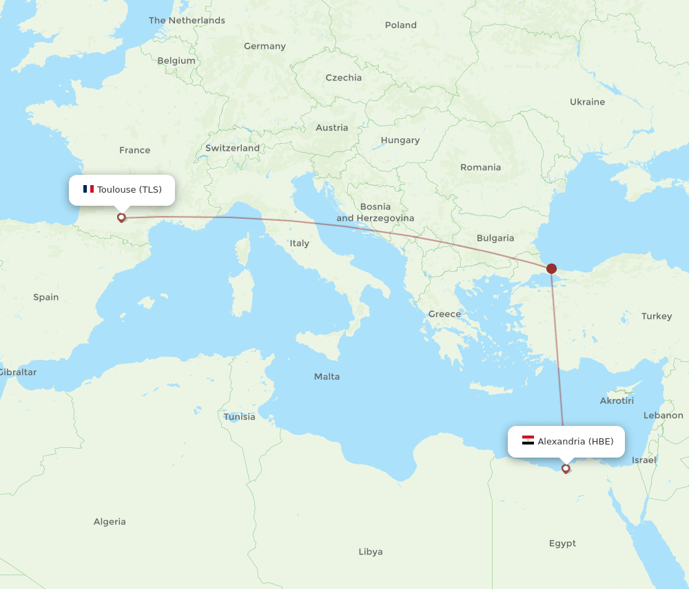 TLS-HBE flight routes