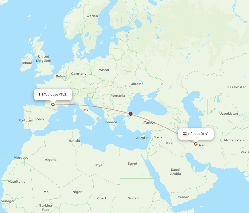 TLS-IFN flight routes