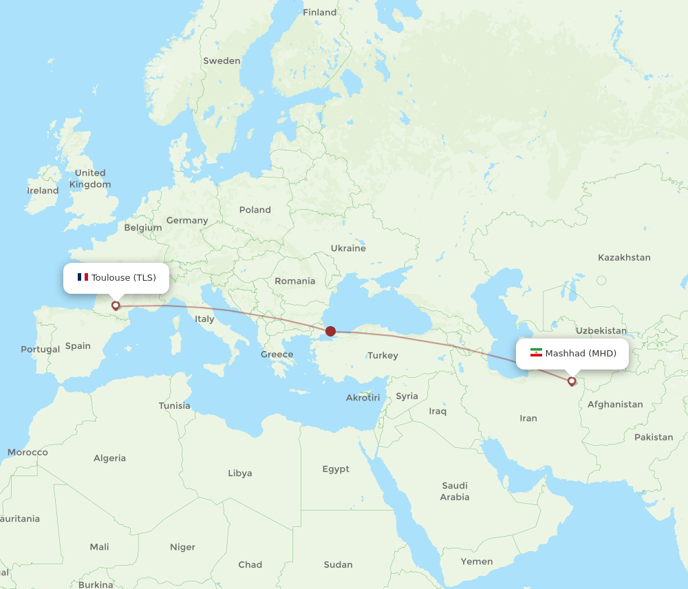 TLS-MHD flight routes
