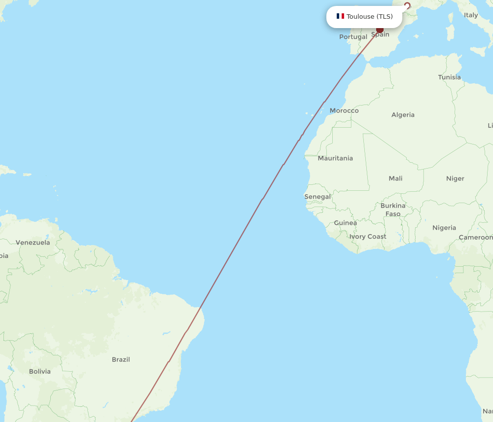 TLS-MVD flight routes