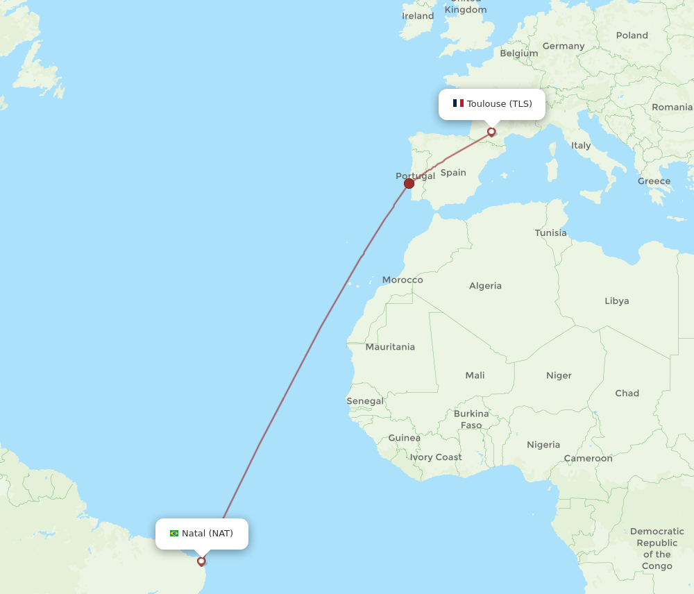 TLS-NAT flight routes