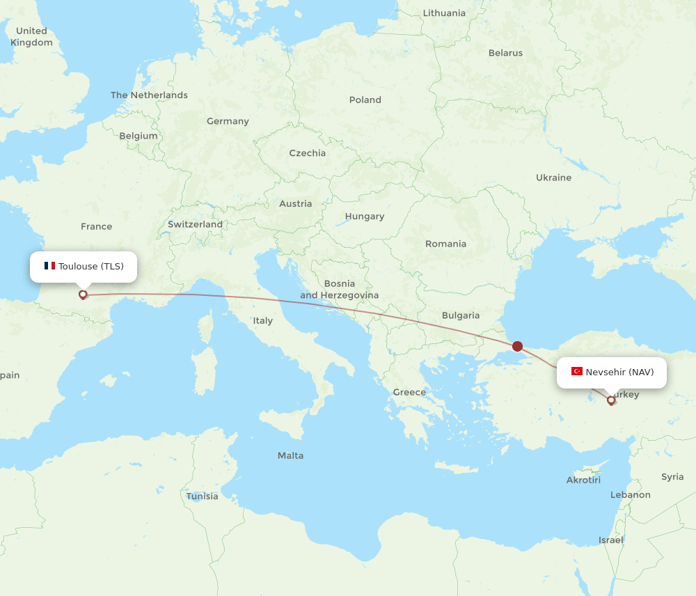 TLS-NAV flight routes