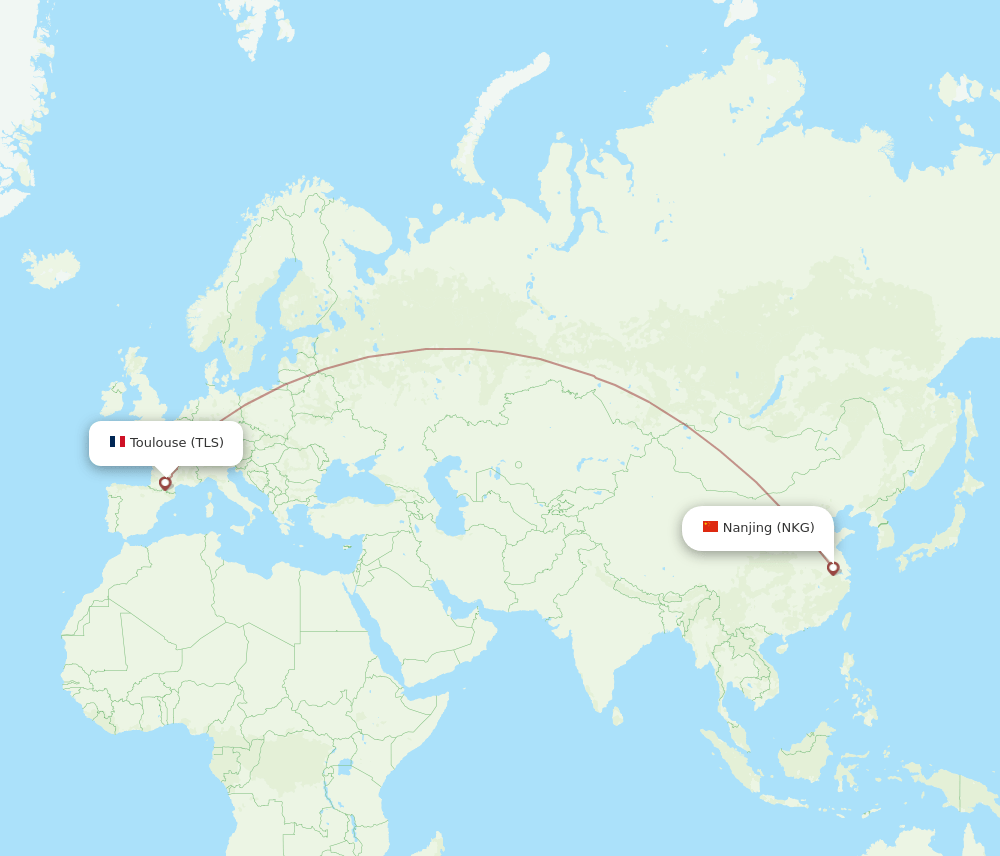 TLS-NKG flight routes