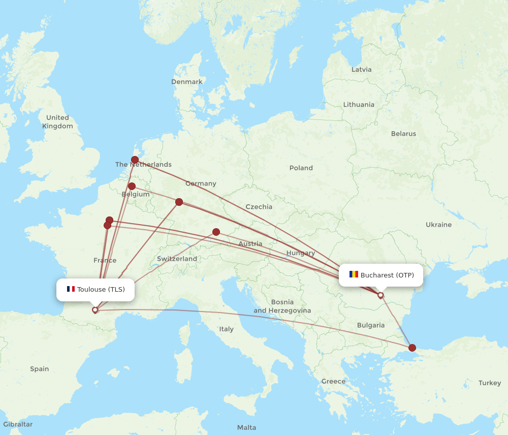 TLS-OTP flight routes