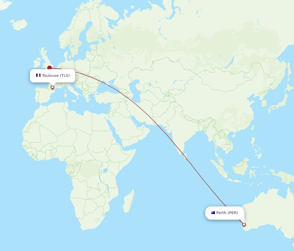 TLS-PER flight routes