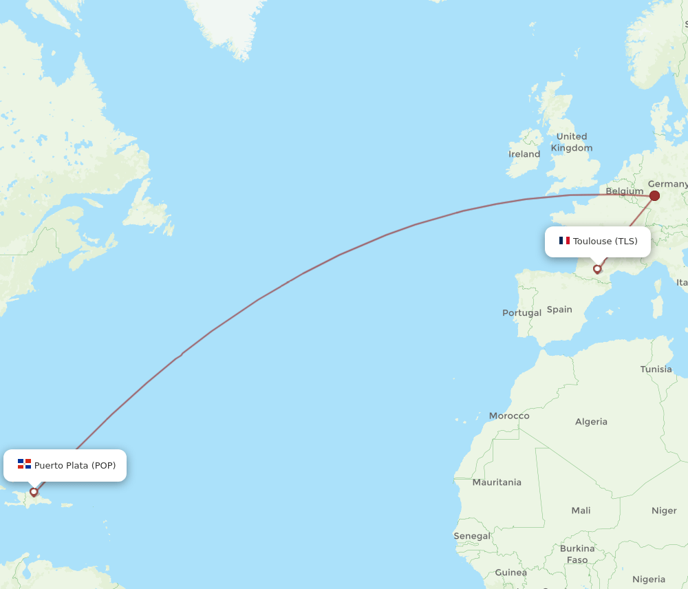 TLS-POP flight routes