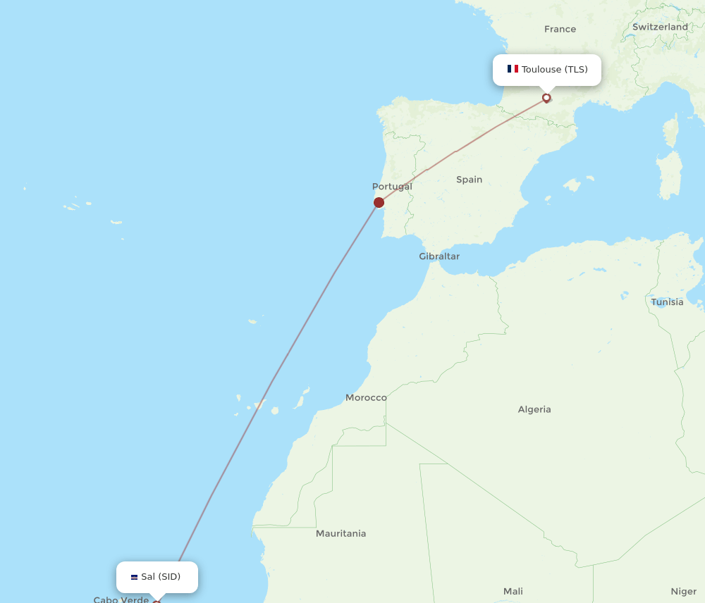 TLS-SID flight routes