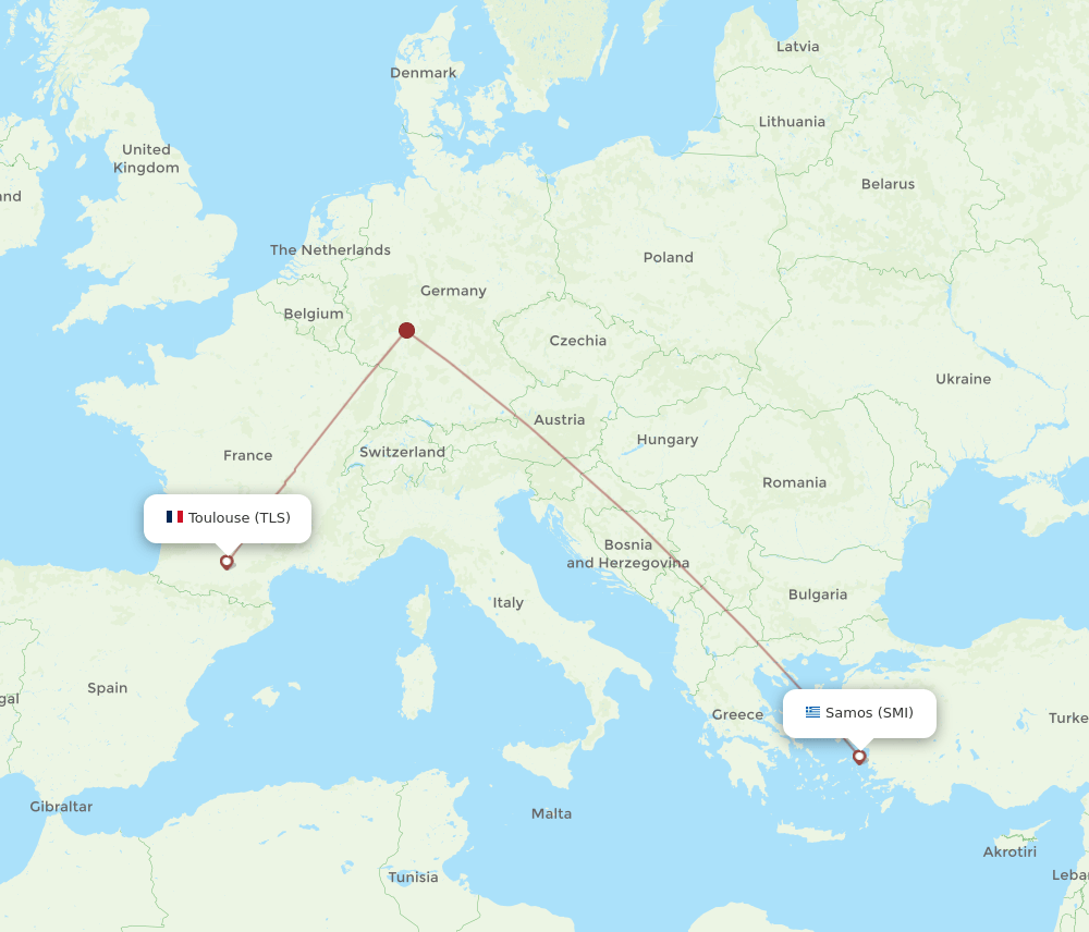 TLS-SMI flight routes