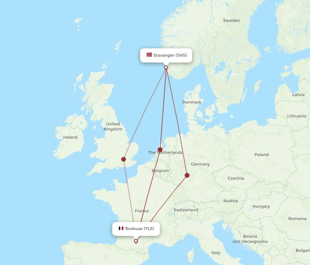 TLS-SVG flight routes
