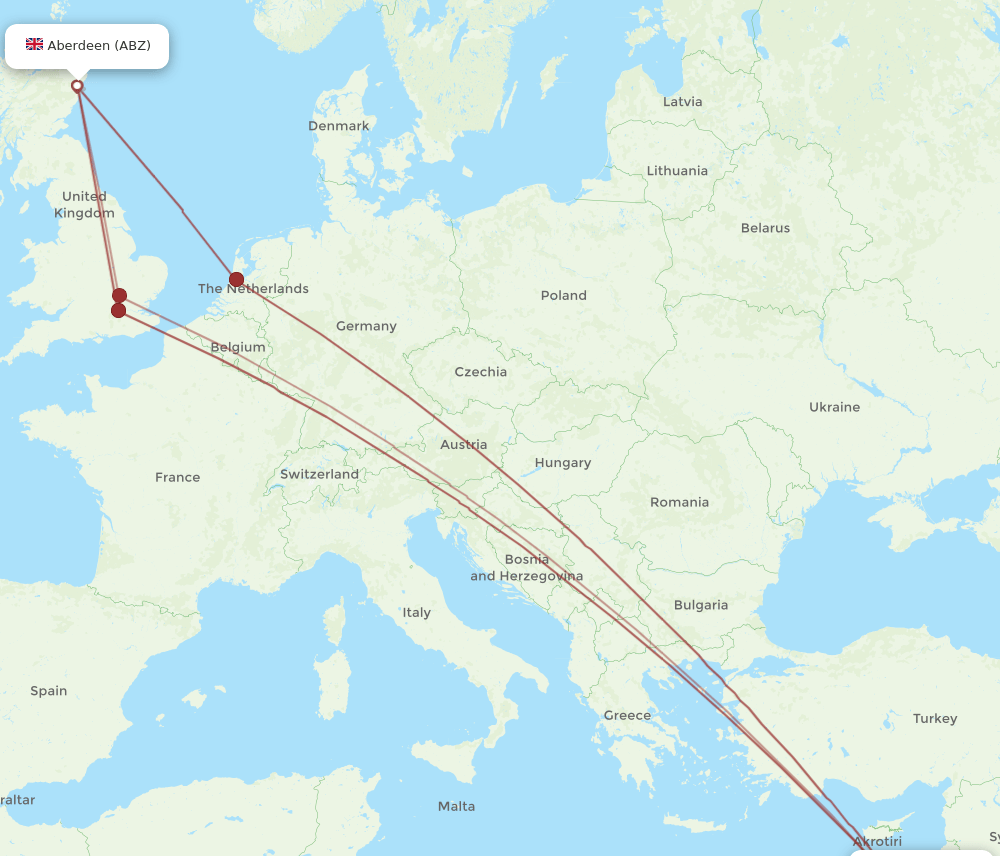 TLV-ABZ flight routes