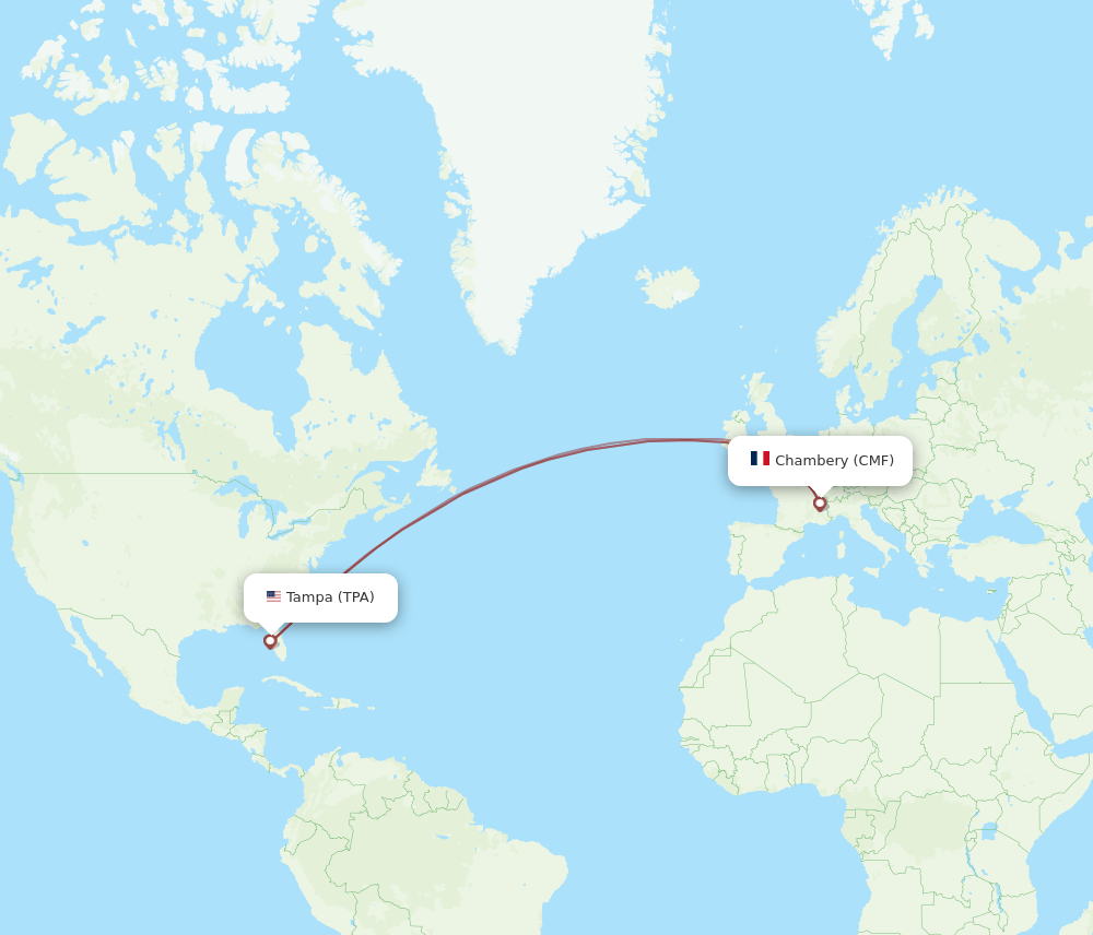 TPA-CMF flight routes