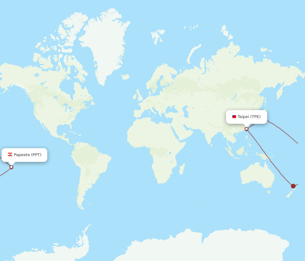 TPE-PPT flight routes
