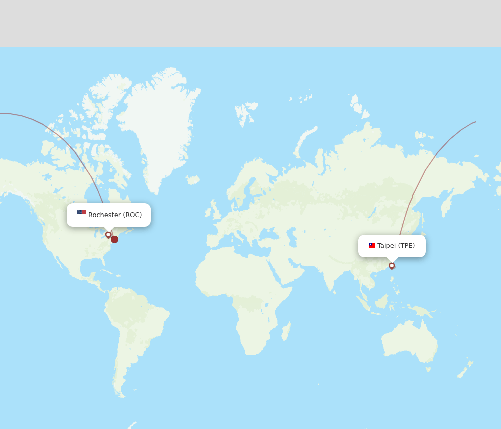 TPE-ROC flight routes