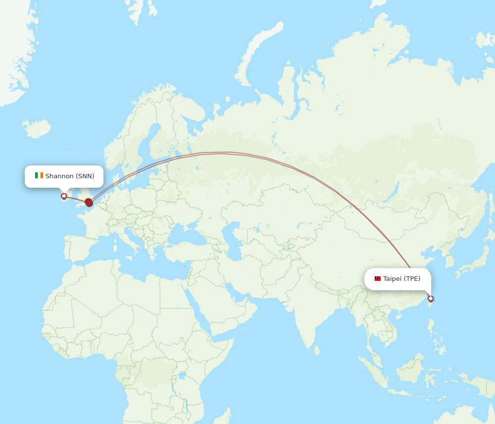 TPE-SNN flight routes