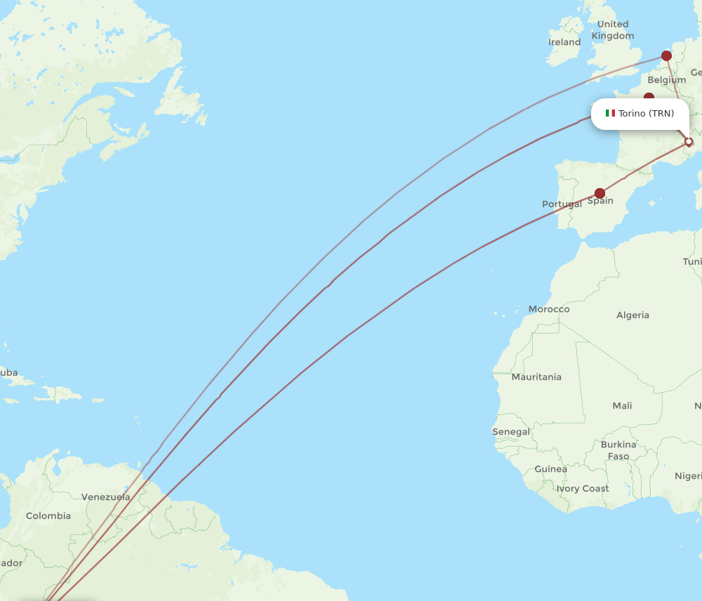 TRN-LIM flight routes