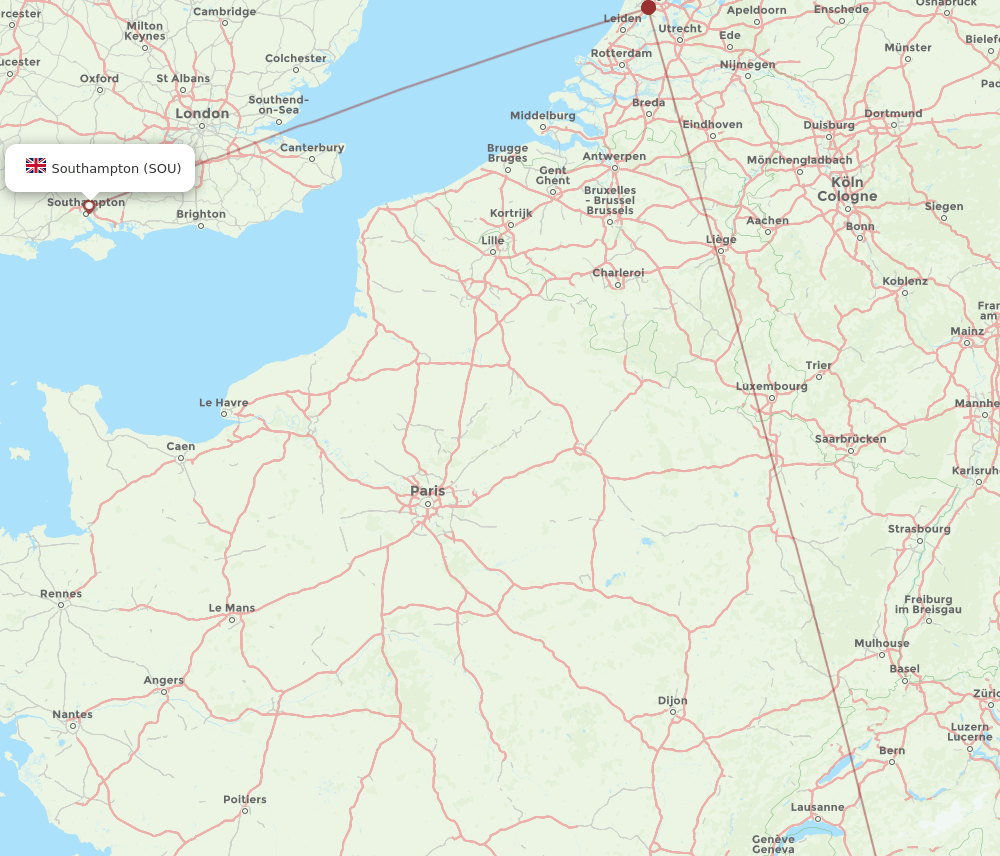 TRN-SOU flight routes