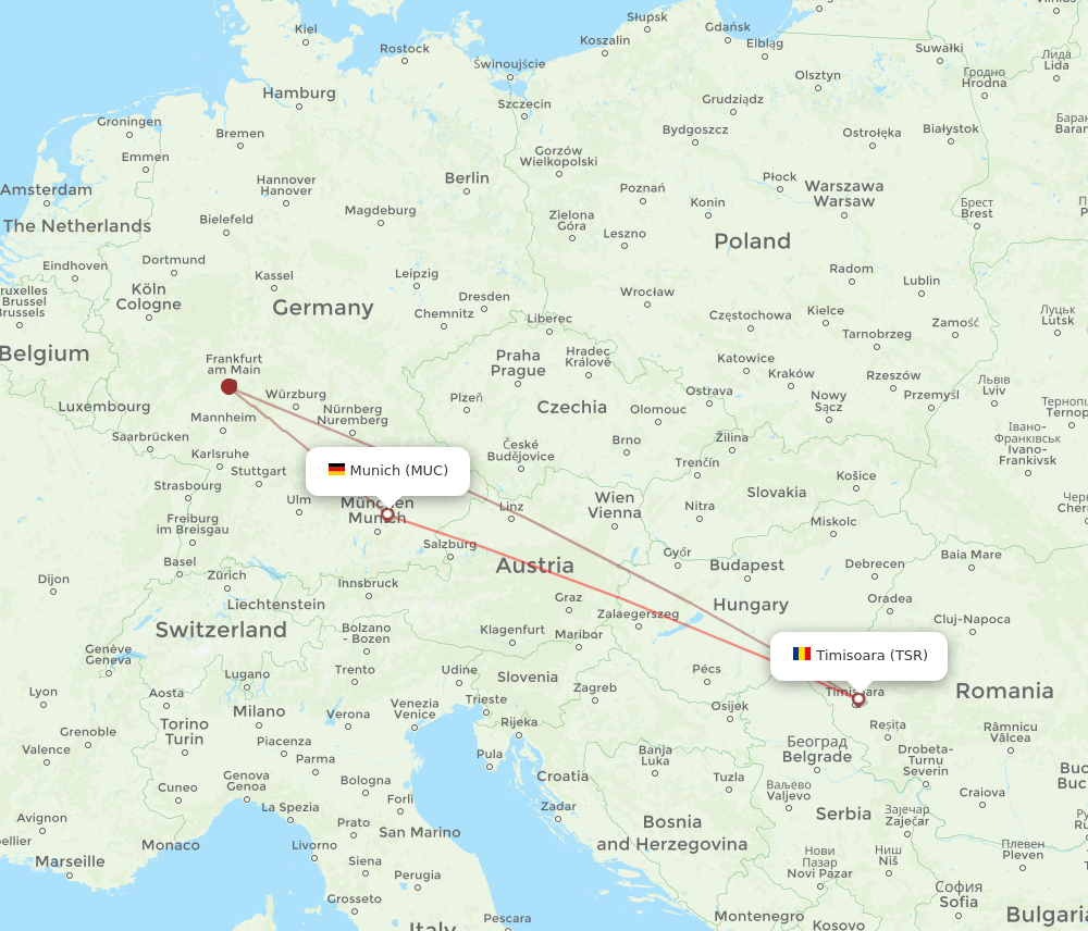 TSR-MUC flight routes