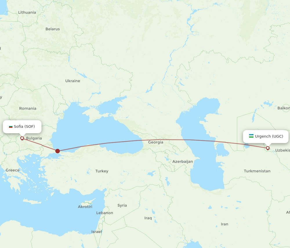 UGC-SOF flight routes