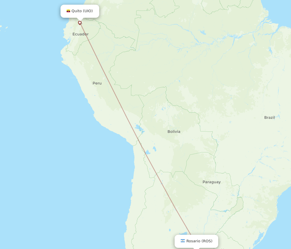 UIO-ROS flight routes