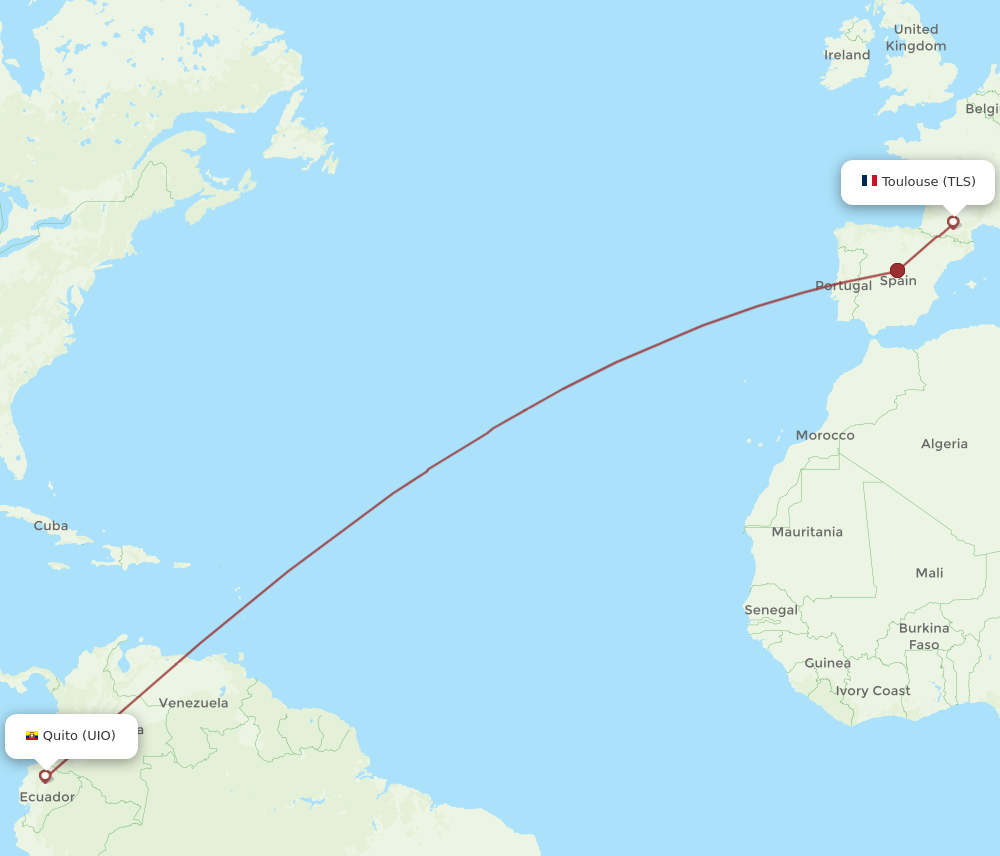 UIO-TLS flight routes
