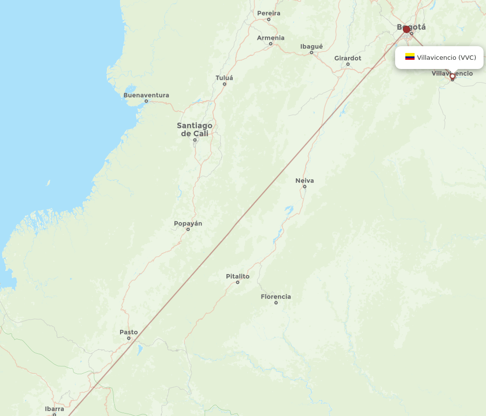 UIO-VVC flight routes