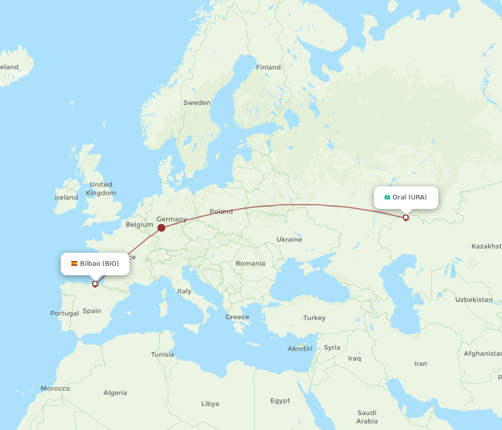 URA-BIO flight routes