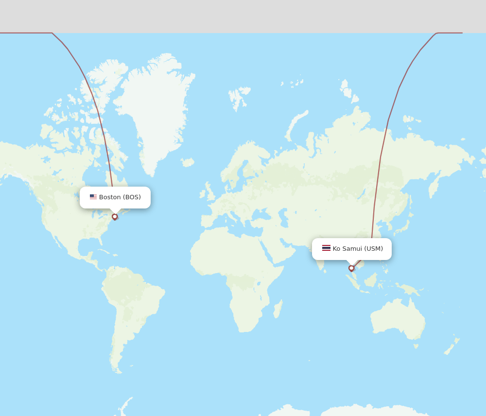 USM-BOS flight routes