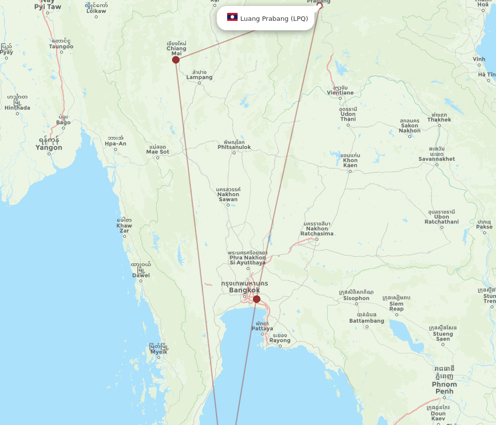 USM-LPQ flight routes