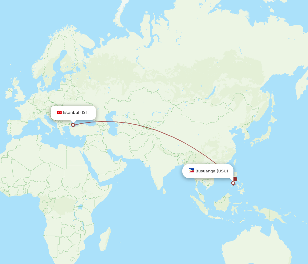 USU-IST flight routes