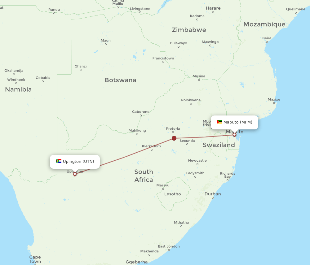 UTN-MPM flight routes