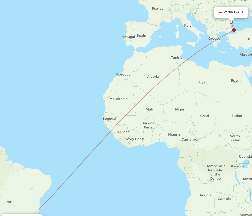 VAR-GRU flight routes