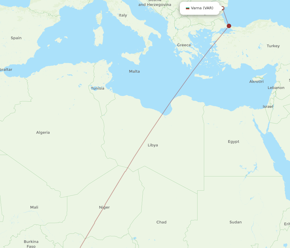 VAR-LOS flight routes