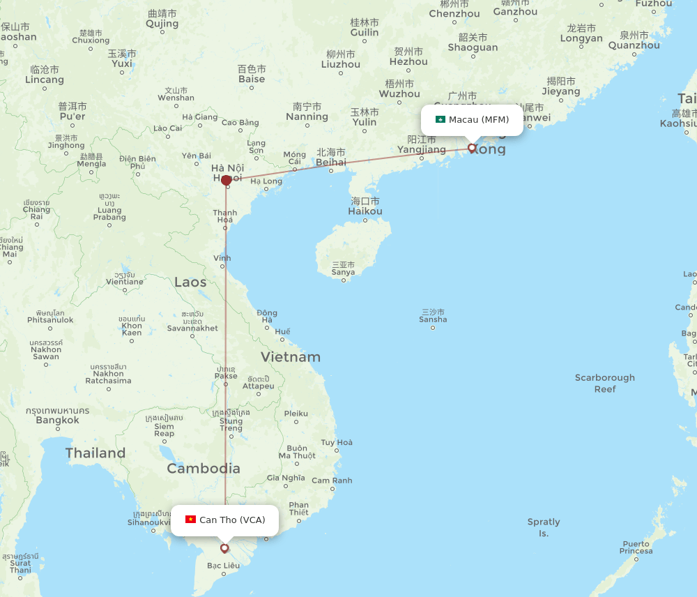VCA-MFM flight routes