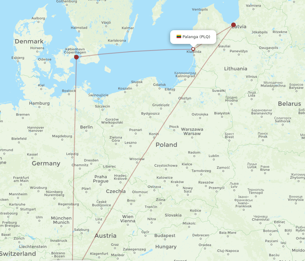 VCE-PLQ flight routes