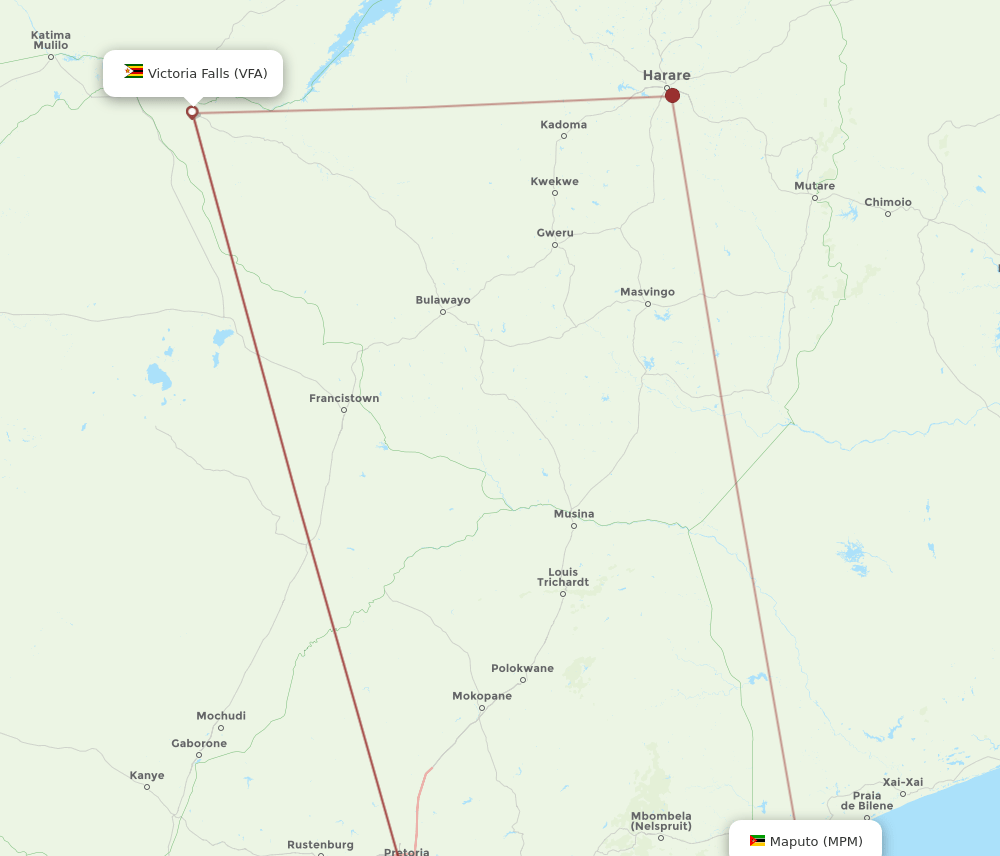 VFA-MPM flight routes