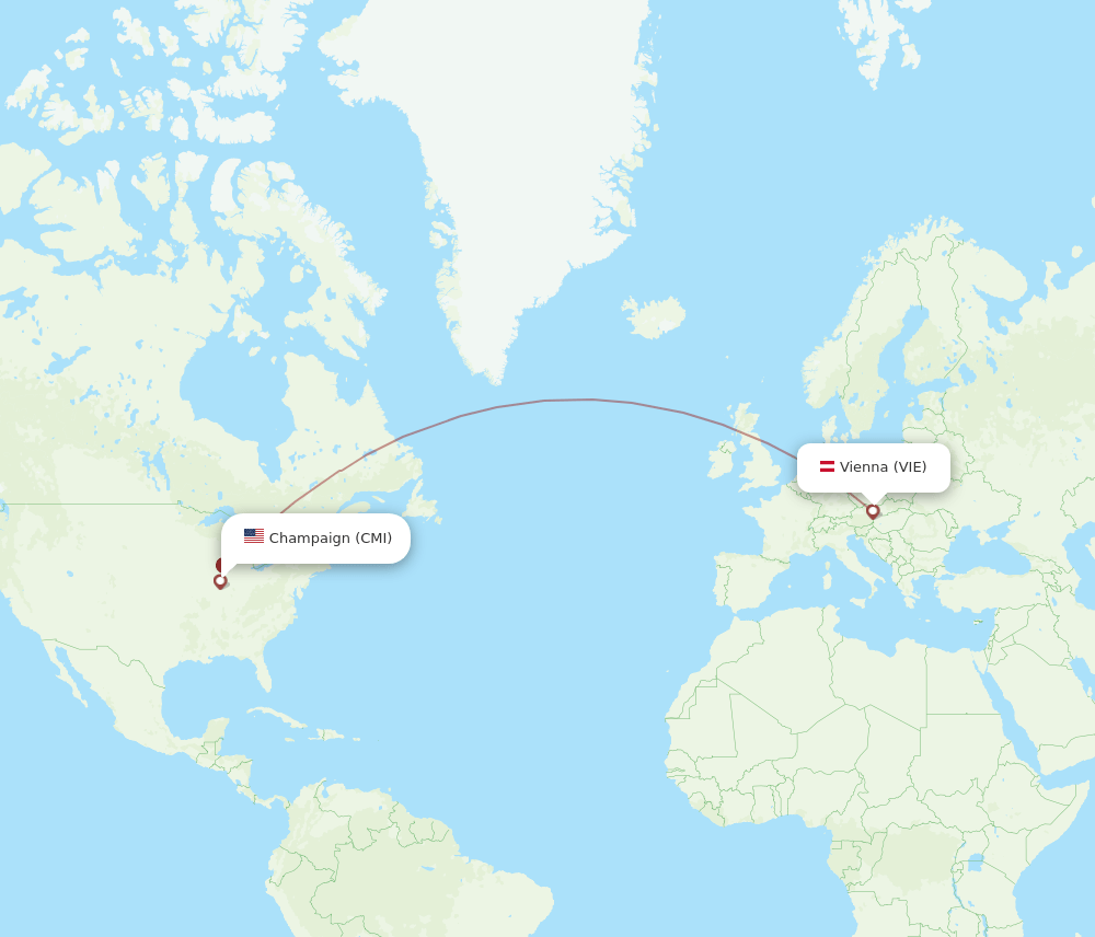 VIE-CMI flight routes