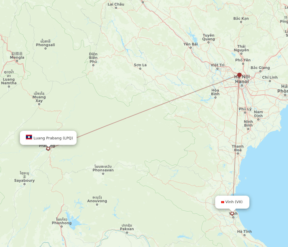 VII-LPQ flight routes